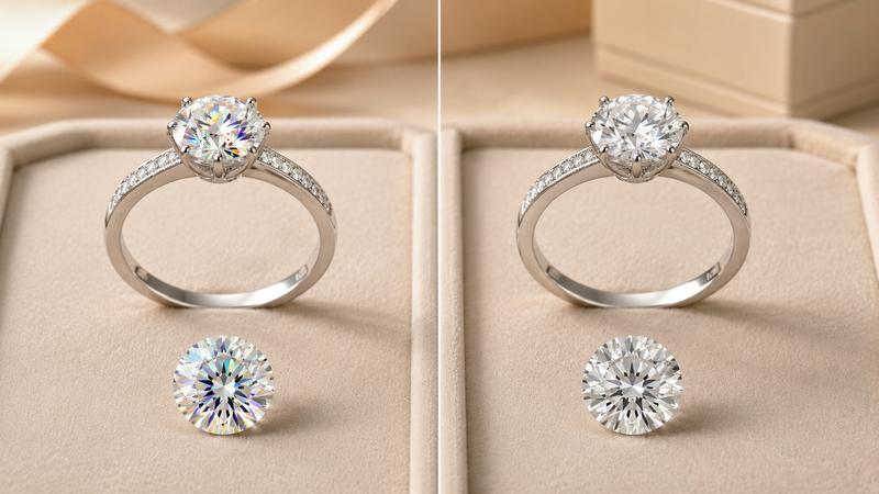 Moissanite vs Lab Grown Diamond: Which Offers Better Value for Brands