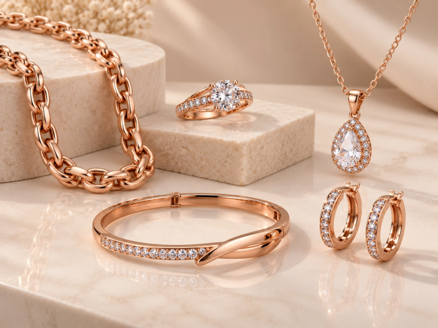 Rose Gold Tone