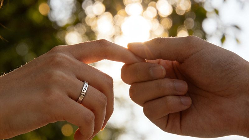 A promise ring shows a promise or commitment. This does not imply getting married immediately.