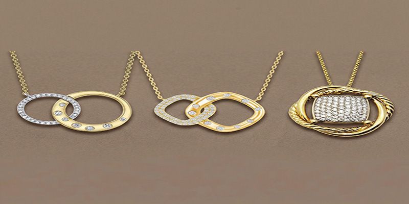 It is a geometric design with two squares in a circle pendant that connects history