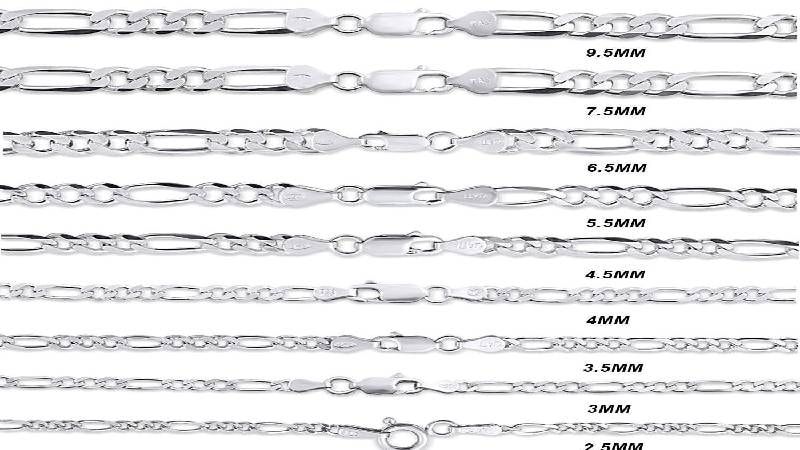 Figaro Chain Size Guide