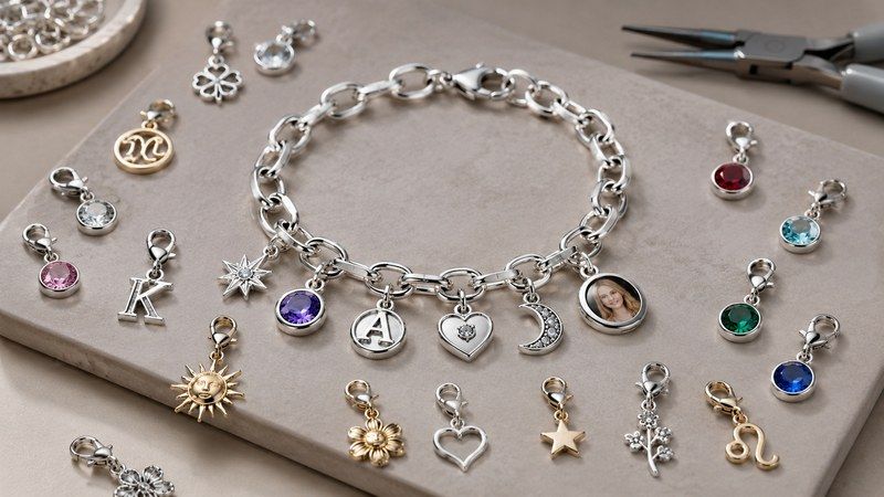 Personalized bracelets will move from fixed charm combinations