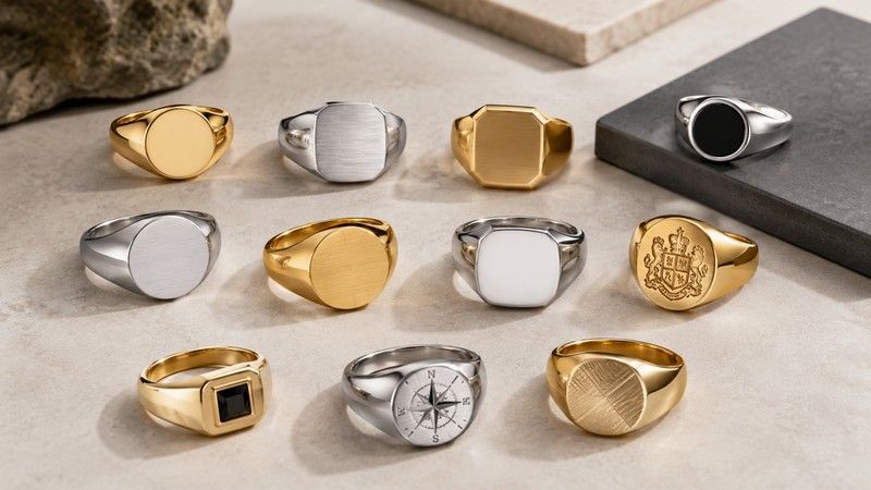 Signet Rings Are Becoming Everyday Men's Jewelry