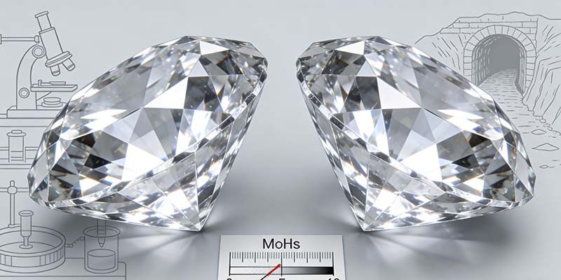 Lab grown diamonds show identical crystal structure, optical properties, chemical composition, spark and lustre.