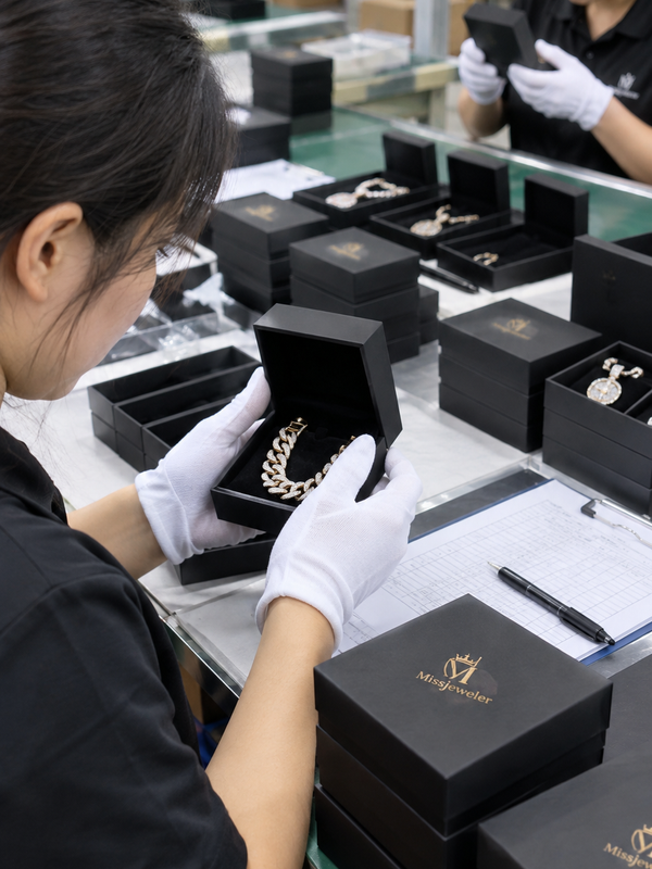 Production begins according to the approved sample.