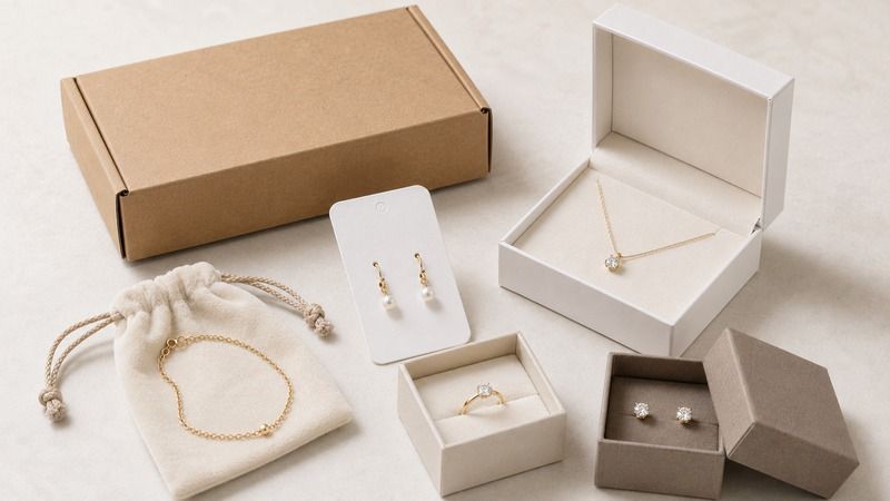 Most small jewelry businesses benefit from a tiered packaging