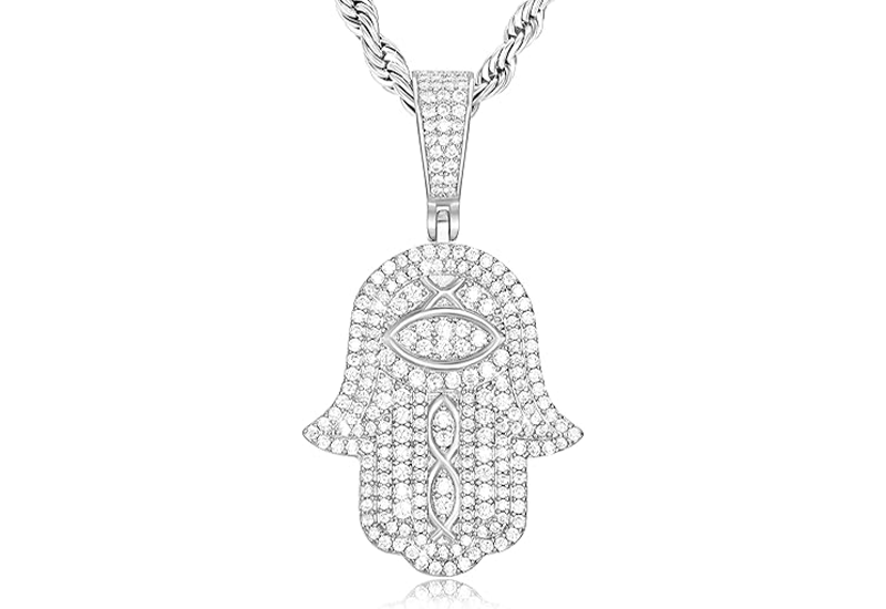 Custom pendants developed for fashion and jewelry brands, with flexible materials, finishes, stones and branding options.