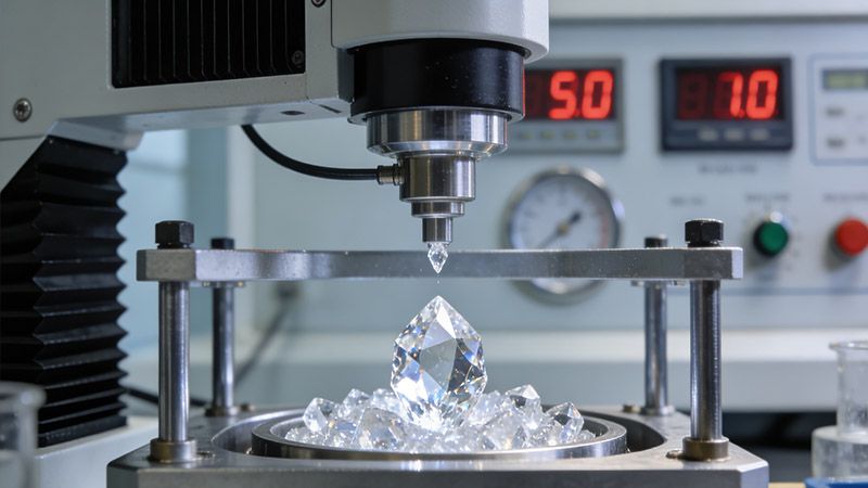 Moissanite costs much less than diamonds.