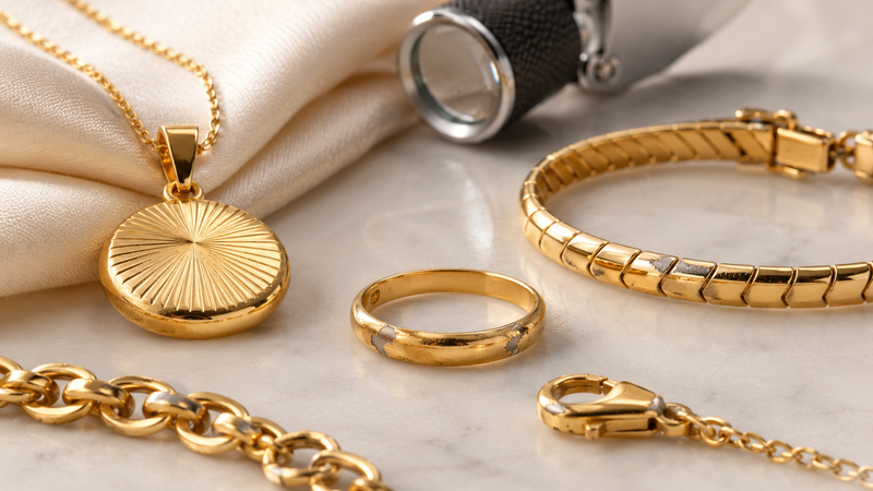 Gold plating below 0.5 micron may be used where