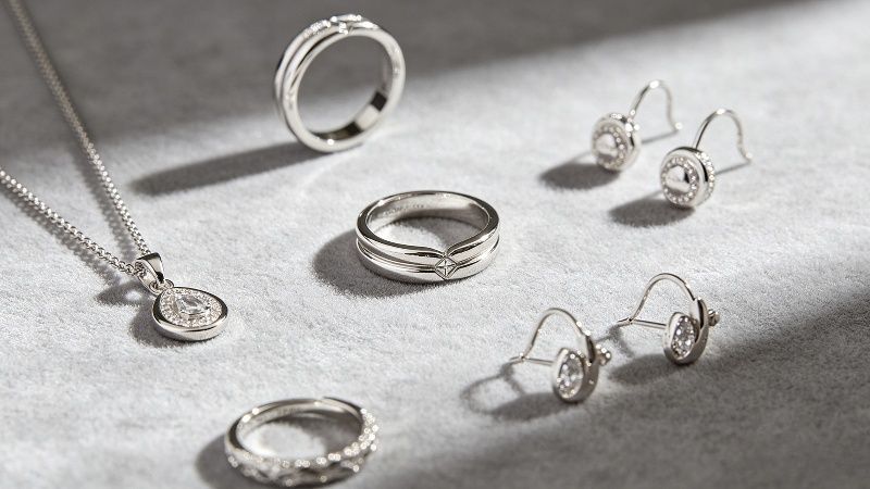 92.5 silver (7.5% other metals) is the worldwide standard for large-scale jewelry production.