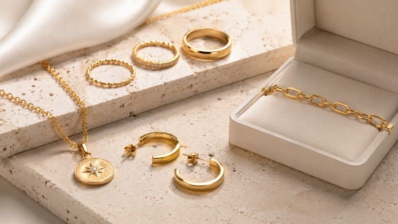 Gold vermeil is a practical choice for brands that want a premium