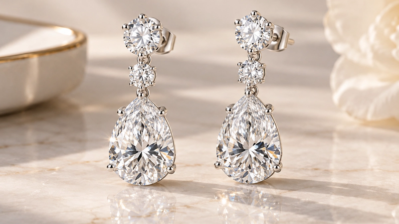 Moissanite Earrings