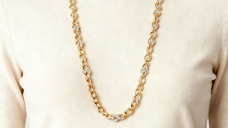 20 to 24 inches sparkling zirconia Cuban chain