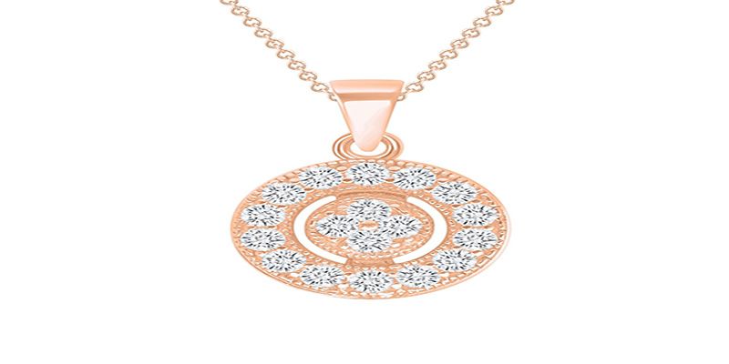 Rose gold necklaces as promise jewelry are the popular choice of couples for anniversary gifts.