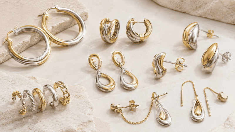 Earrings also allow brands to introduce contrast without requiring