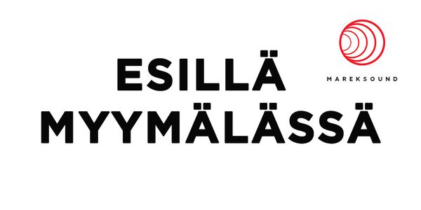 Esillä myymälässä logo