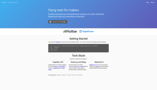 React Starter Kit