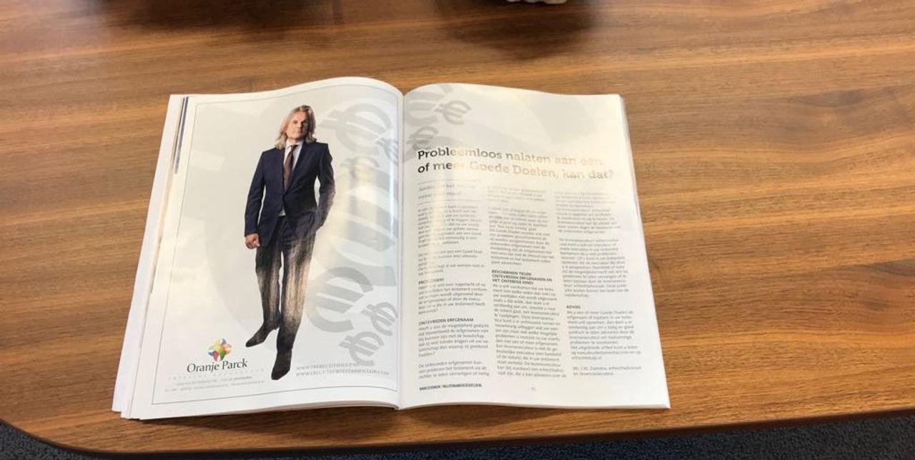 Erfrechtshulp.nl in magazine Schenken & Nalaten