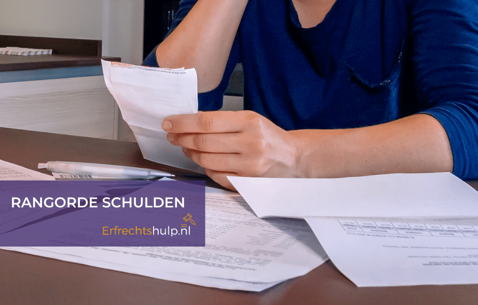 rangorde schulden bij nalatenschap