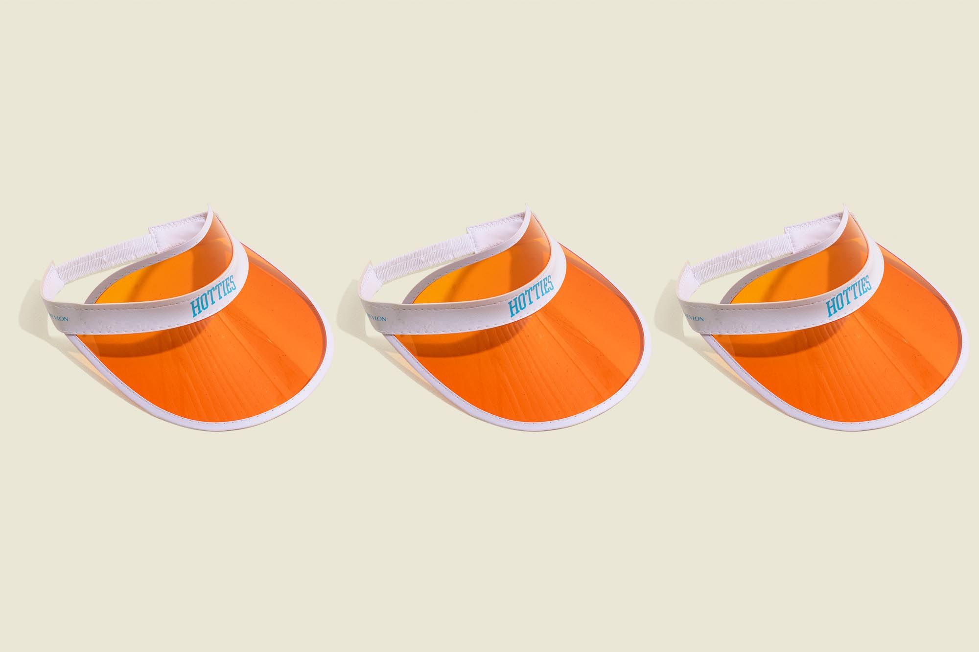 Set of visor hats 