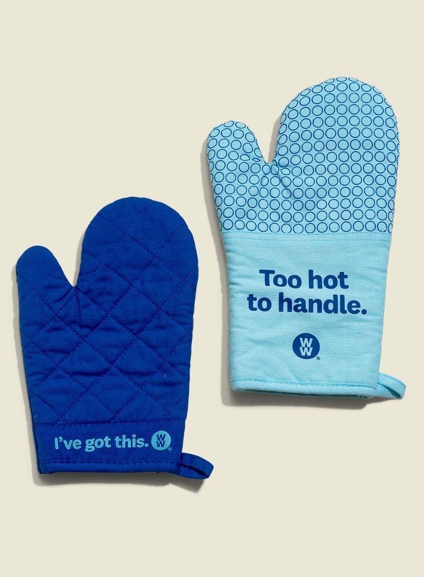 Set of oven mitts 