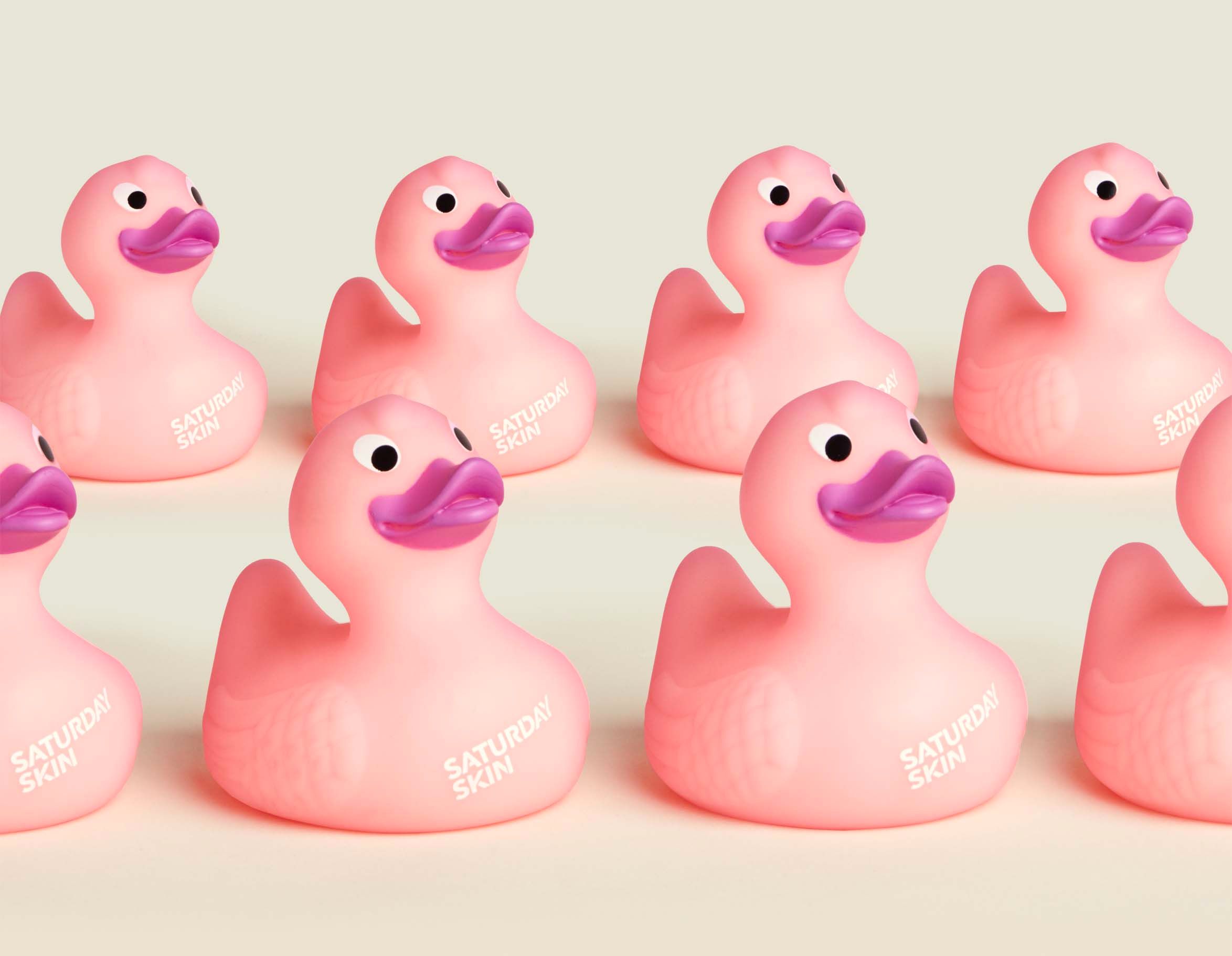 Set of rubber ducks 