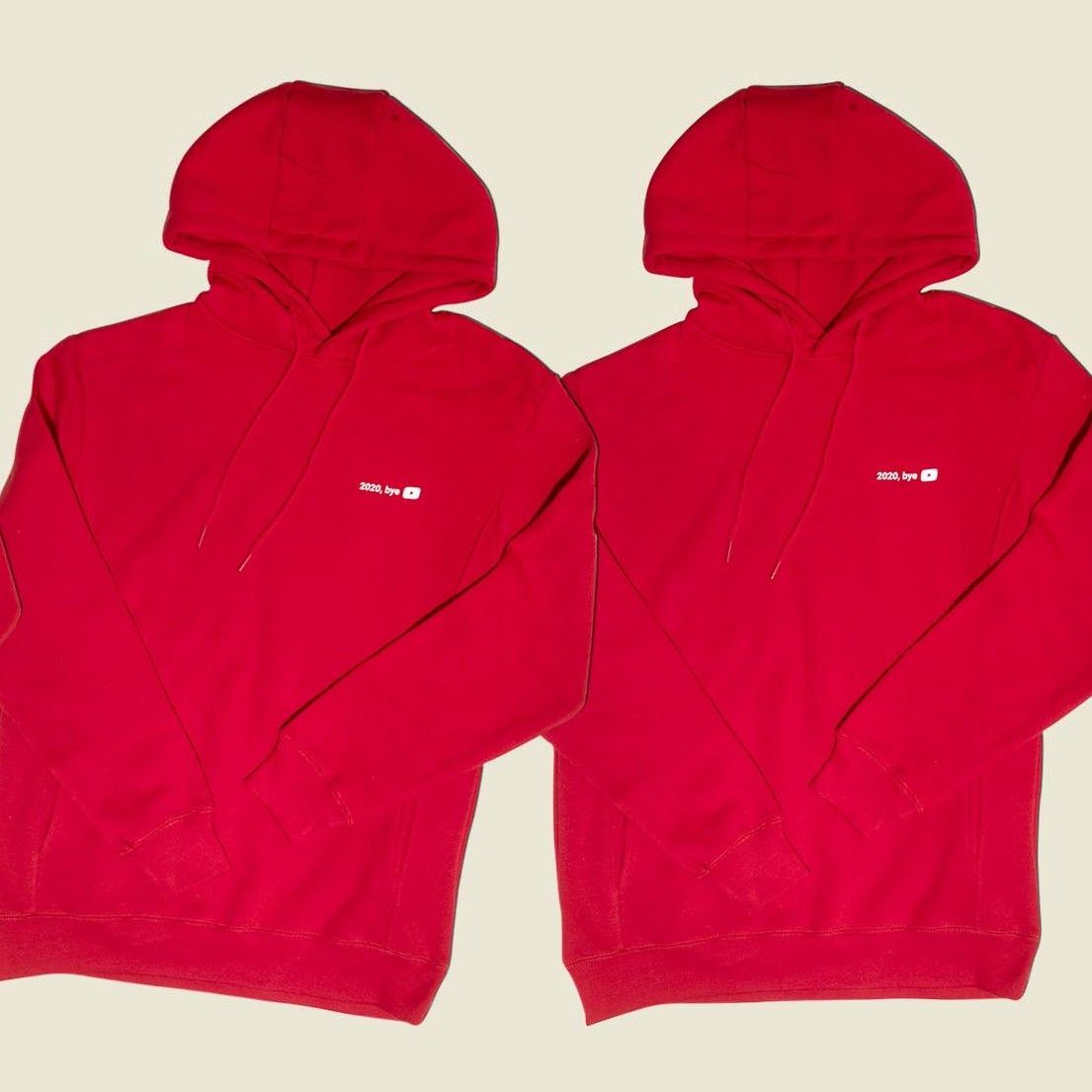 Set of red pullovers 