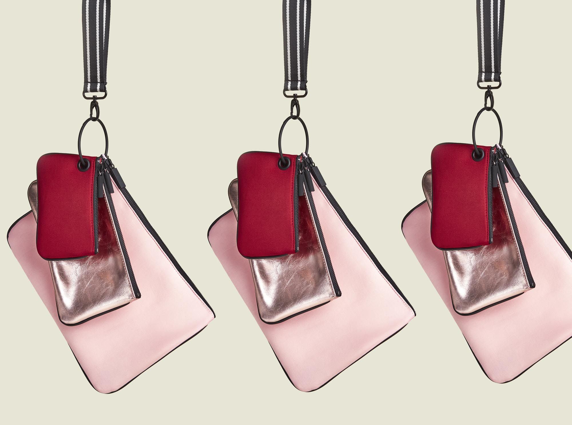 Zip pouches with string 