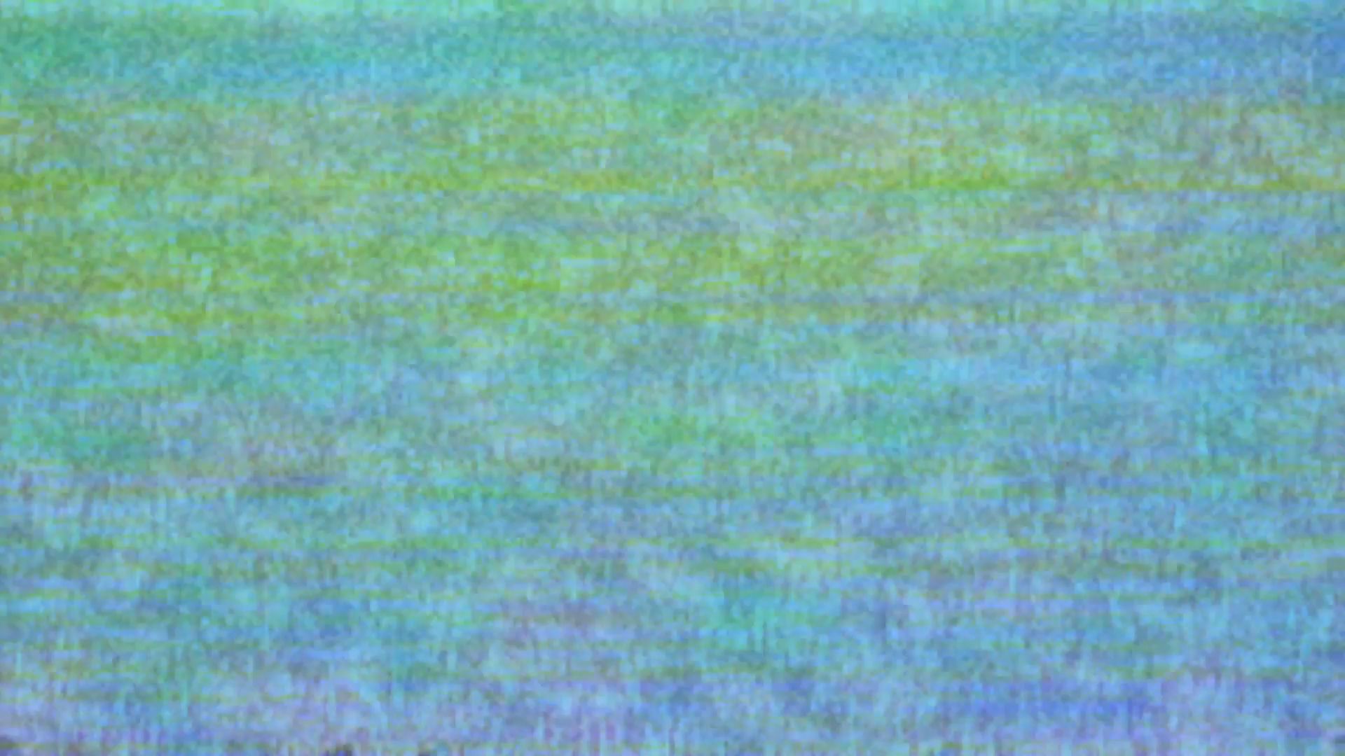 Glitchy vintage vhs video of a moving cloud