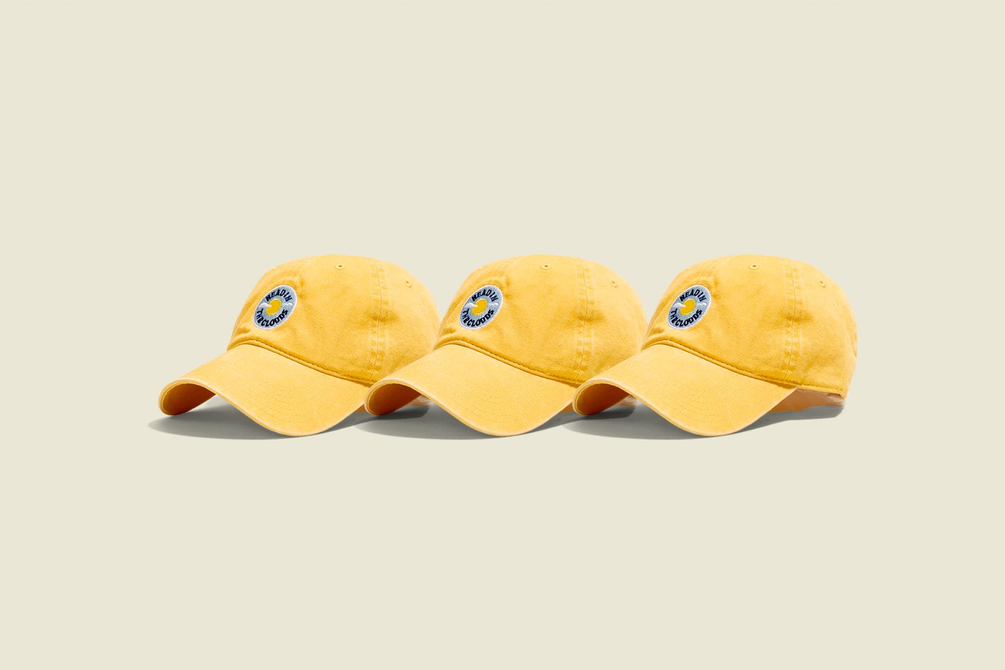 Three yellow hats 