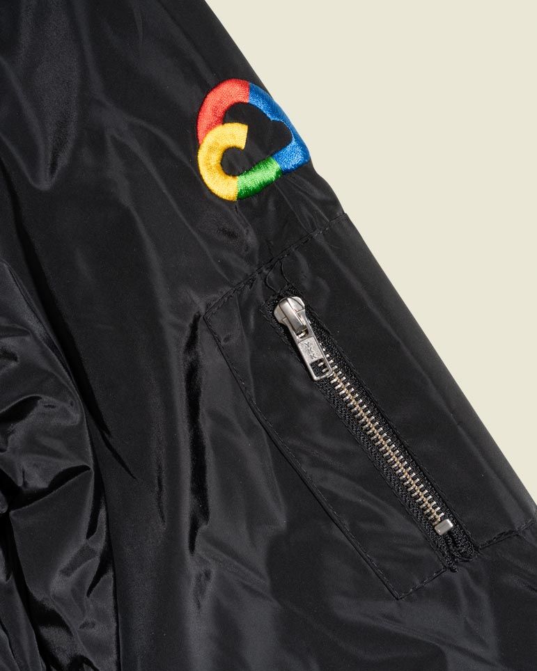 Black zipped jacket 