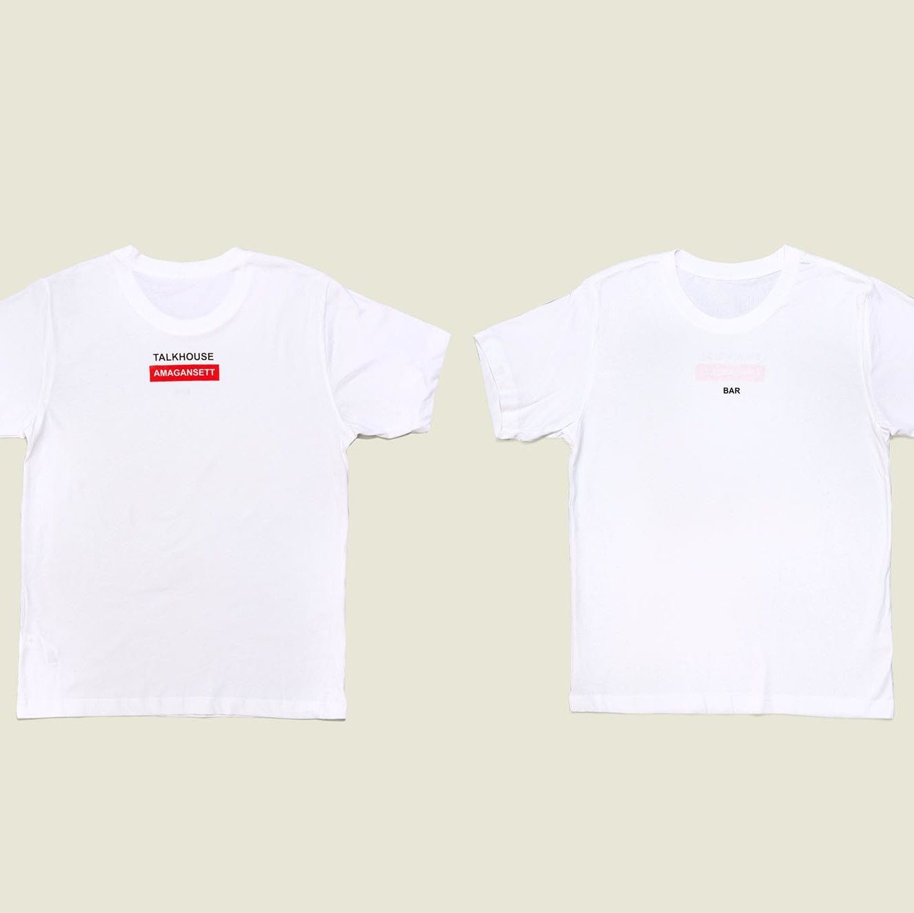 Two white t-shirts 