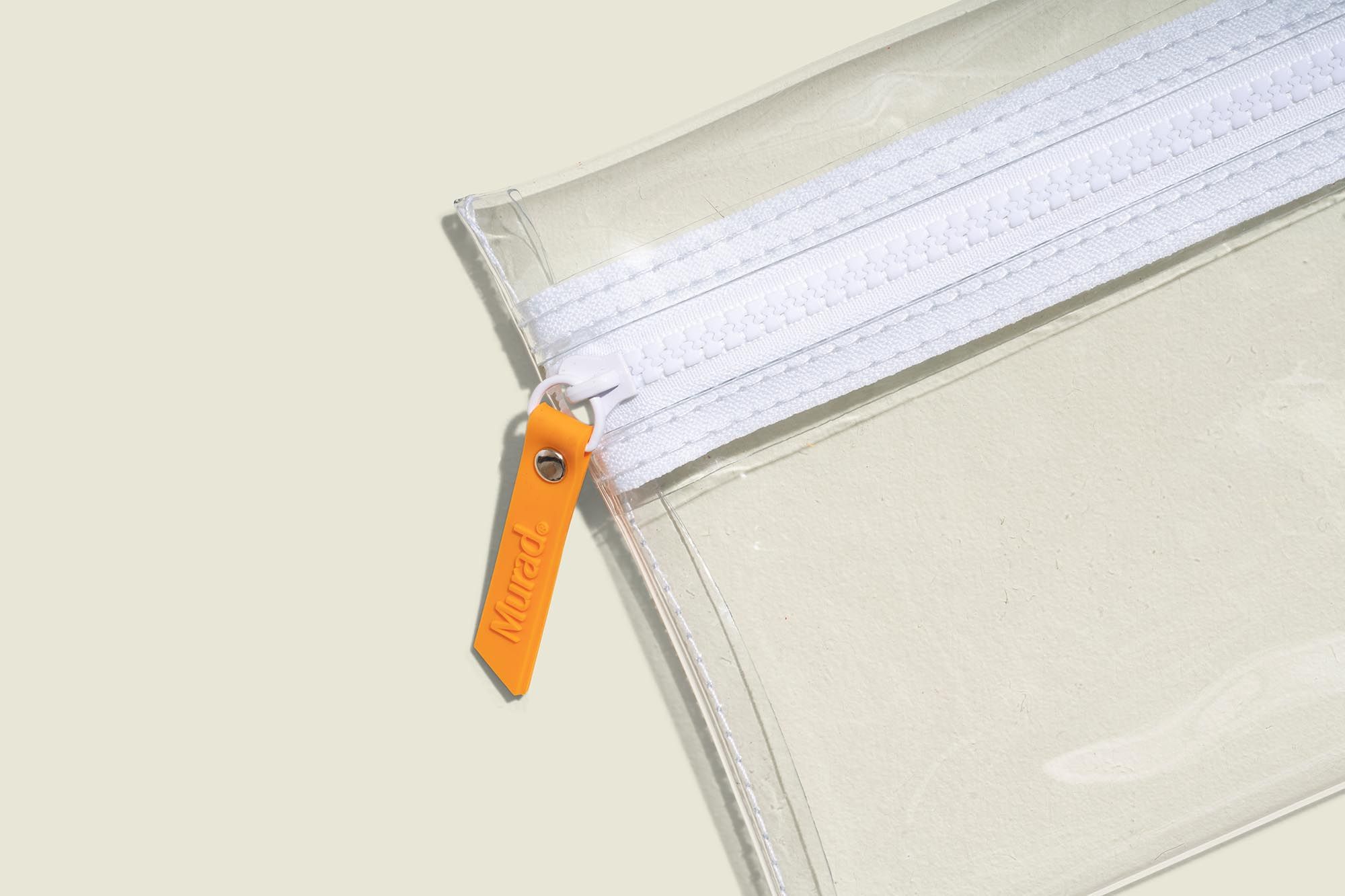 Clear zip pouch  