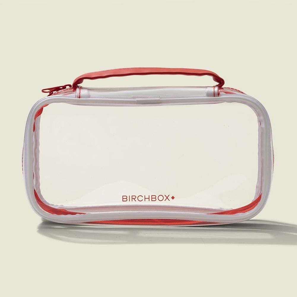 Clear zip pouch 