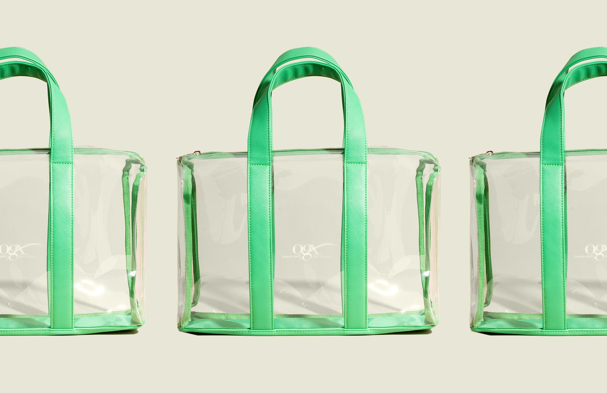 Clear tote bags 