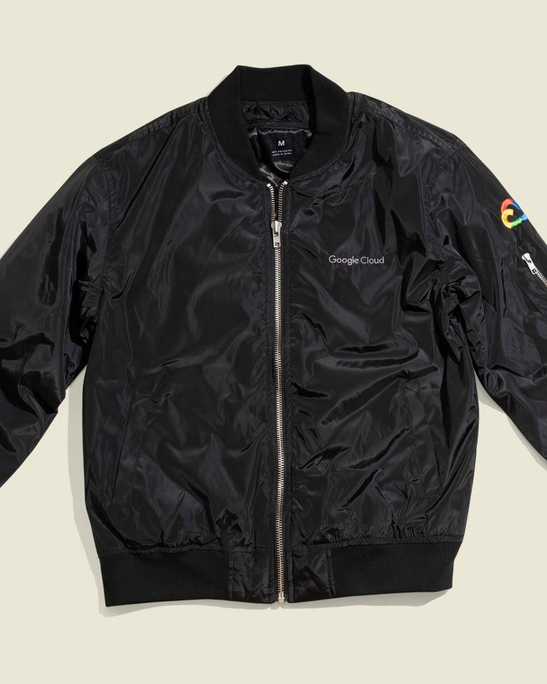 Black zipped jacket 