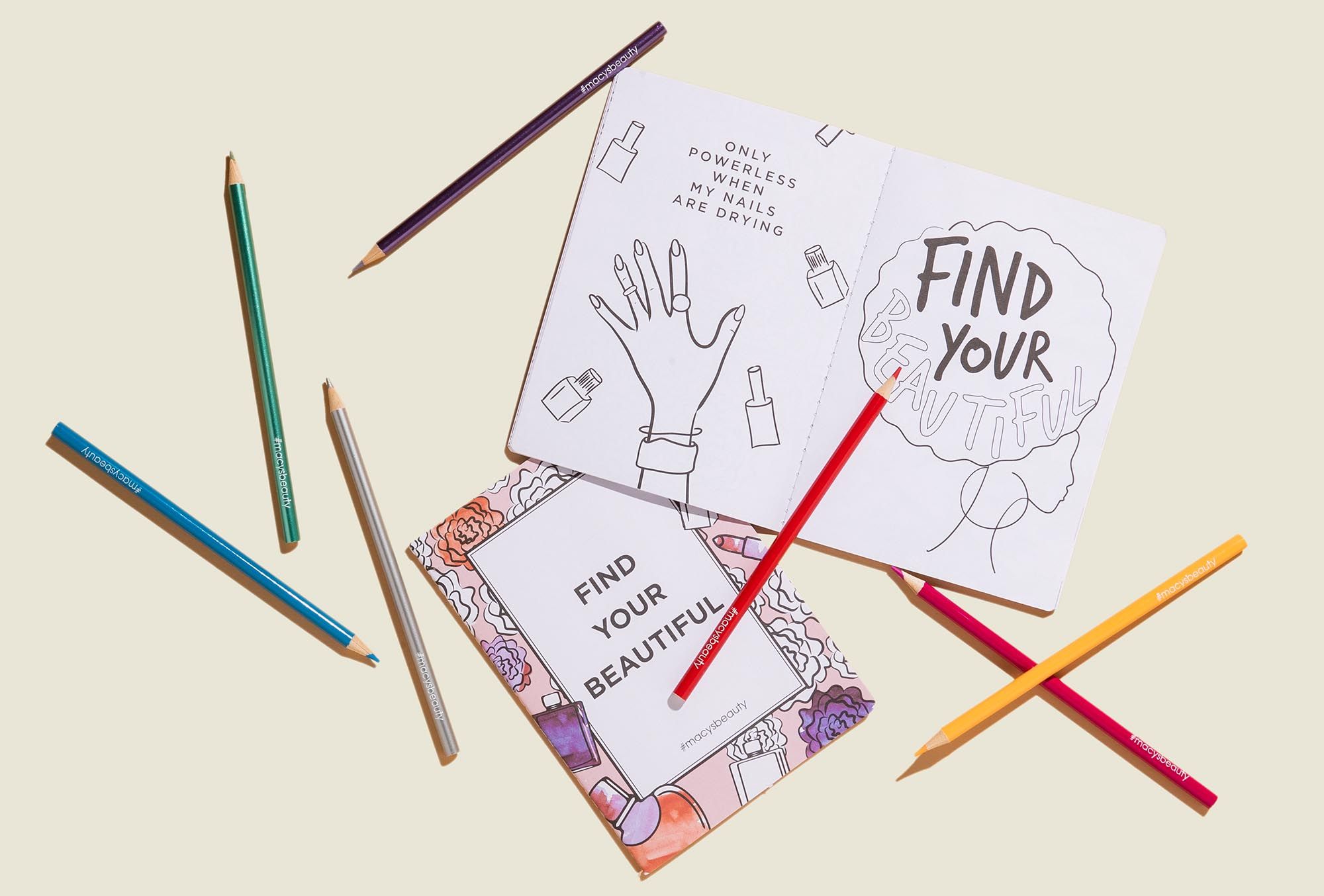 Coloring books with crayons 