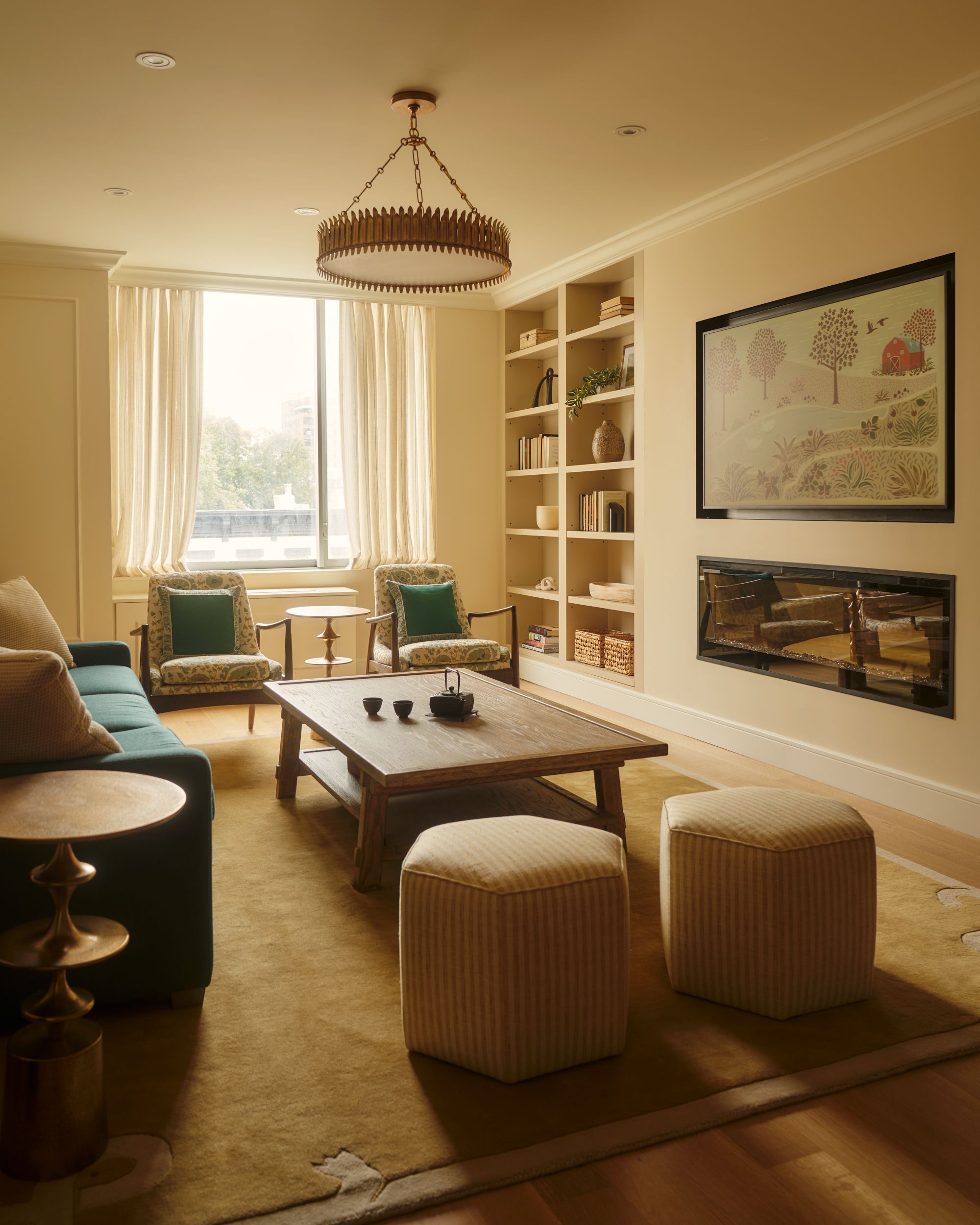 The Living and Sitting Area  5