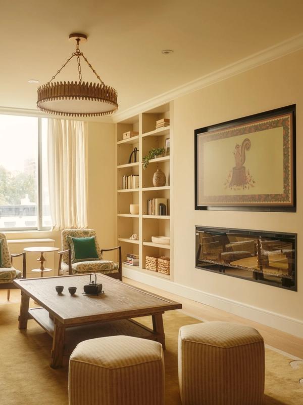 The Living and Sitting Area  6