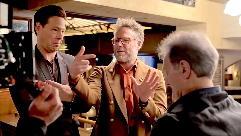 Bastidores da série The Studio, da Apple TV