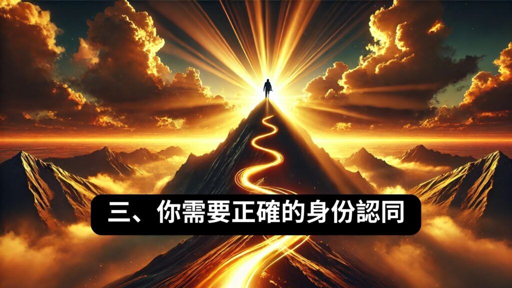 3 你需要正確的身份認同
