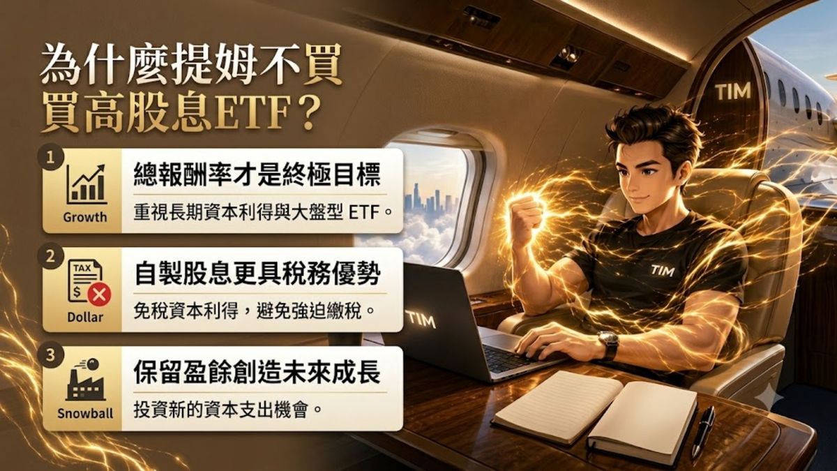 為什麼提姆不買高股息ETF