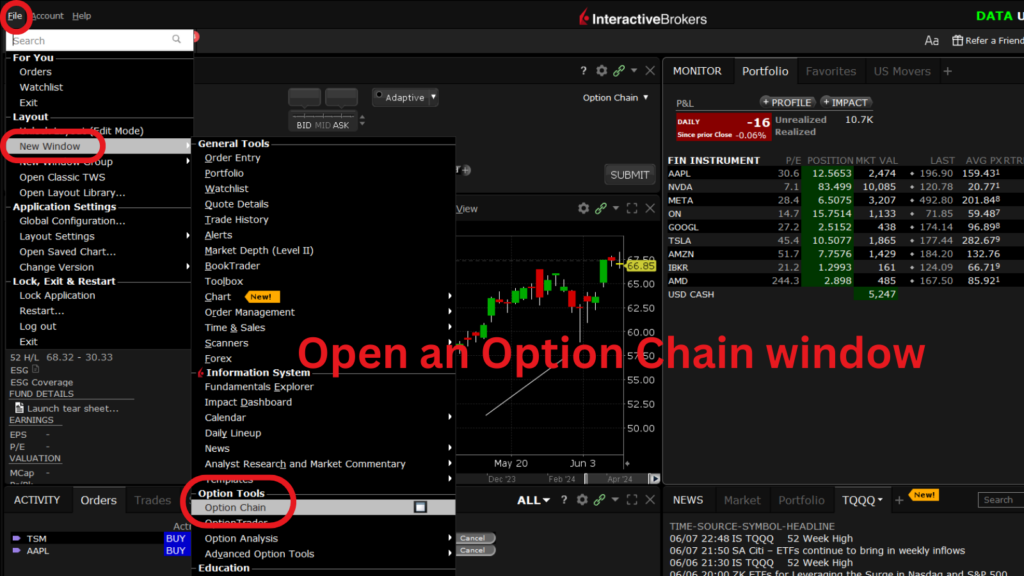 How to Buy Equity Options with IBKR 1