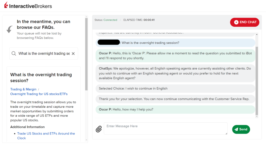 How to Contact Interactive Brokers' Customer Service - Chat Room 2
