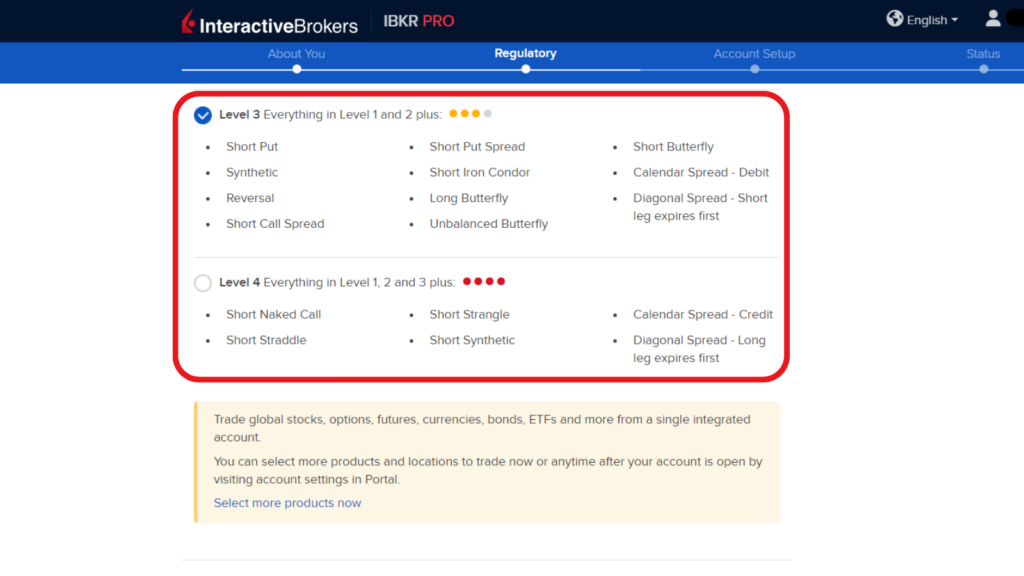 Select Investment Products - Options 2