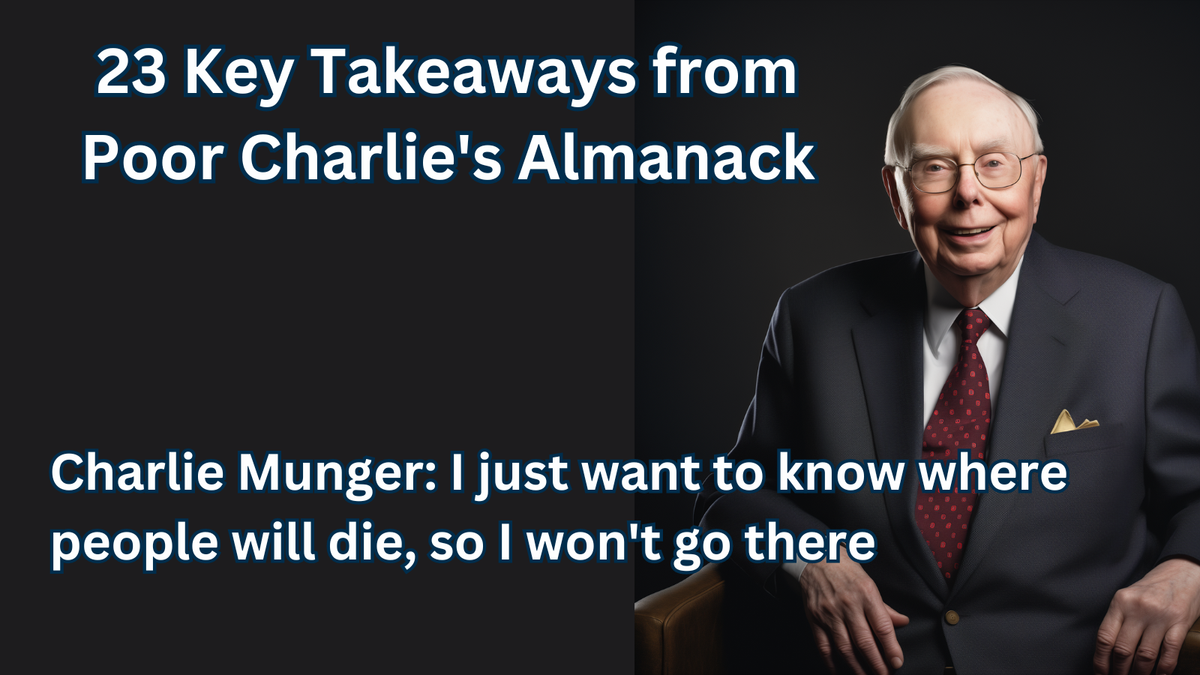 23 Key Takeaways from Poor Charlie's Almanack