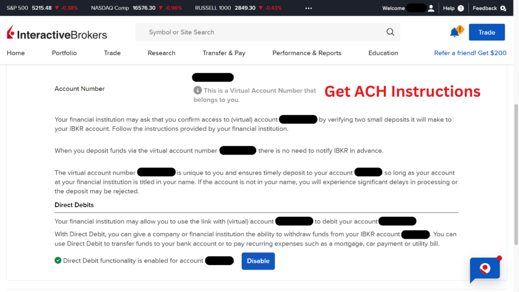 How to Fund Your IBKR Account by ACH (US Banks) 8
