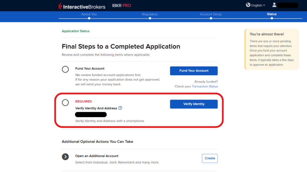 Verify Identity and Address