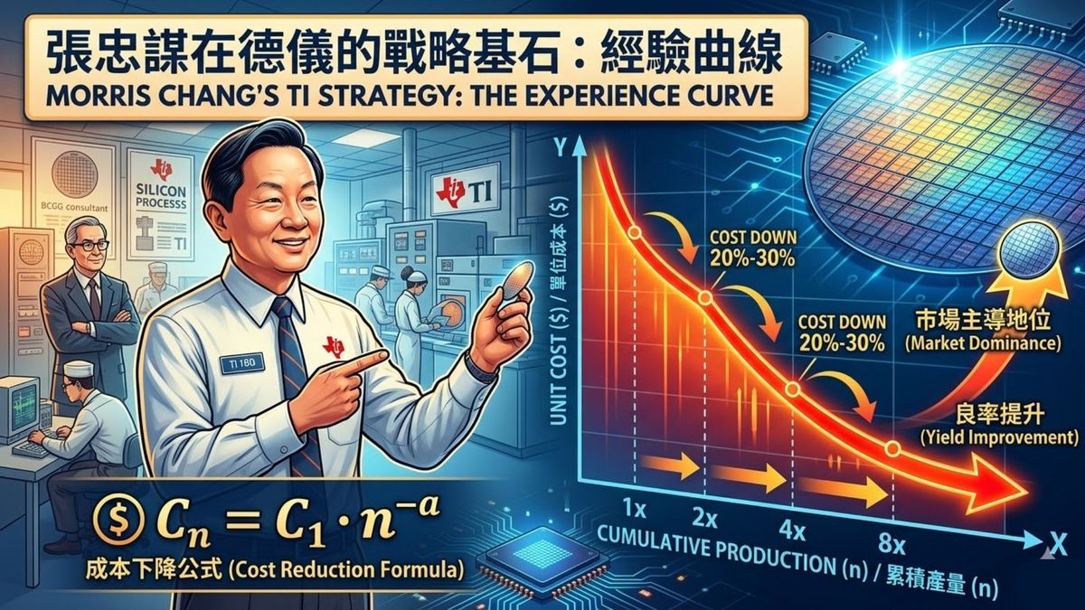 護國神山的戰略基因:解密張忠謀的「經驗曲線」致勝公式 cover
