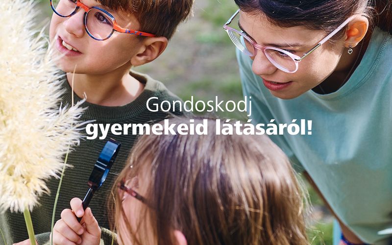 Gyermek ZEISS MyoCare szemüveggel - myopia management